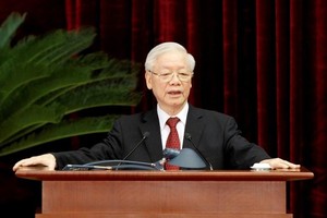 Tổng Bí thư Nguyễn Phú Trọng phát biểu khai mạc Hội nghị