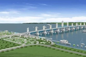 Phối cảnh Dự án thủy lợi Cái Lớn - Cái Bé