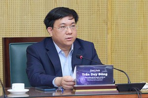 Thứ trưởng Bộ Kế hoạch và Đầu tư Trần Duy Đông phát biểu tại Lễ ra mắt VIN Taiwan (Ảnh: Minh Trang)