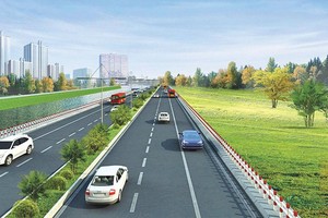 Mô hình Dự án Đầu tư xây dựng tuyến đường vành đai 4 - Vùng Thủ đô Hà Nội.