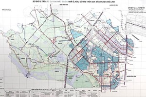 Mê Linh tái khởi 6 dự án đô thị ngàn tỷ đồng sau 10 năm đắp chiếu