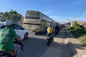 Một đoạn Quốc lộ 28 qua Bình Thuận.