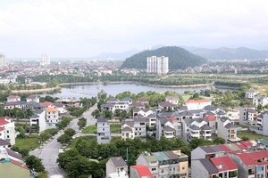 Một dự án khu đô thị ven sông Vinh.