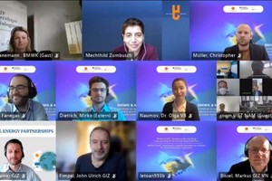 Các đại diện từ Bộ Kinh tế và Hành động Khí hậu CHLB Đức (BMWK) và các tổ chức công của Đức (Nguồn: GIZ) 