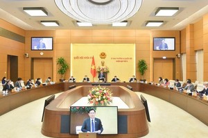 Một phiên họp của Ủy ban Thường vụ Quốc hội.