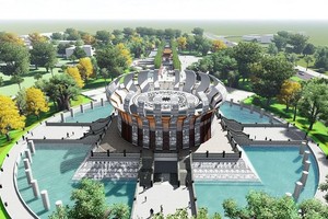 Phối cảnh Đền thờ Vua Hùng TP. Cần Thơ