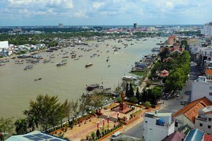 Bến Ninh Kiều - nơi diễn ra các hoạt động chính của tuyến phố đi bộ