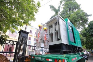 Kiểm tra máy phát dự phòng tại Hà Nam