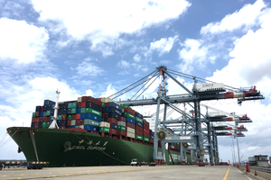 Một góc cảng CMIT.