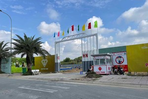 Dự án nhà ở xã hội phường Long Trường của Công ty Điền Phúc Thành vừa khởi công vào cuối tháng 4/2022.