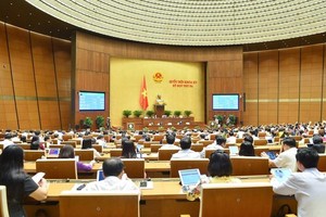 Phiên họp sáng 14/6 của Quốc hội.