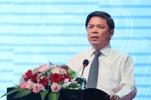 Bộ trưởng Bộ GTVT Nguyễn Văn Thể (Ảnh: Nhật Bắc)