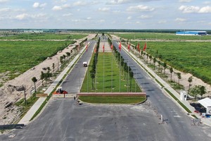 Một dự án khu công nghiệp mới đang triển khai. Ảnh: Thành Nguyễn