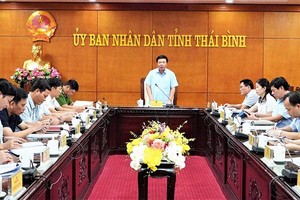 UBND tỉnh Thái Bình nghe Sở Công thương báo cáo dự thảo kế hoạch tổ chức hội nghị kết nối cung cầu đẩy mạnh tiêu thụ sản phẩm nông nghiệp, công nghiệp tiêu biểu tỉnh Thái Bình năm 2022