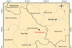 Từ tháng 4/2021 đến nay, Kon Tum ghi nhận hơn 300 trận động đất