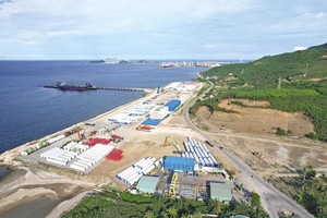 Khu kinh tế Vân Phong, tỉnh Khánh Hòa. Ảnh: Linh Đan