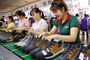 Những lợi thế của các FTA đã được ngành da giày tận dụng rất tốt để đẩy mạnh xuất khẩu. Ảnh: Lê Toàn