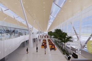 Phối cảnh nhà ga T3 - Cảng hàng không quốc tế Nội Bài 