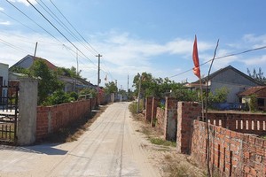 Các khu tái định cư tại vùng Đông của tỉnh Quảng Nam gặp nhiều vướng mắc.