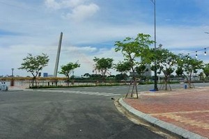 Một góc vị trí triển khai phố đi bộ đêm Bạch Đằng