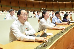 Một phiên họp toàn thể của Quốc hội.