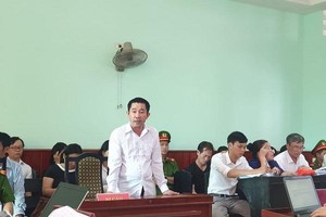 Bị cáo Nguyễn Văn Chánh tại toà.