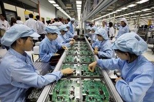 Kỷ lục trong xuất khẩu hàng điện tử