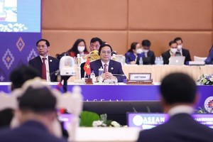 Thủ tướng Phạm Minh Chính tham dự Hội nghị Cấp cao ASEAN lần thứ 41. (Ảnh: Nhật Bắc)