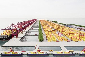 Phối cảnh cảng Cần Giờ.