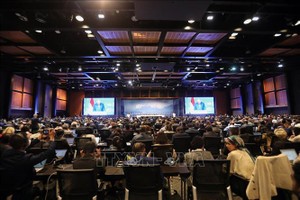 Toàn cảnh Hội nghị lần thứ 27 Các bên tham gia Công ước khung của Liên hợp quốc về biến đổi khí hậu (COP27) tại Sharm el-Sheikh, Ai Cập, ngày 6/11/2022. Ảnh: THX/TTXVN