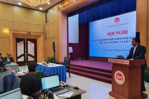 Thứ trưởng Bộ Kế hoạch và Đầu tư Trần Duy Đông phát biểu tại Hội nghị 