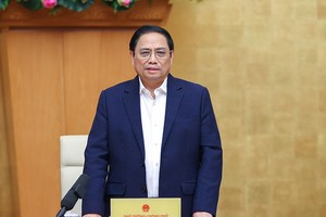 Thủ tướng Phạm Minh Chính chủ trì Hội nghị trực tuyến toàn quốc về Truyền thông chính sách: Nhận thức - Hành động - Nguồn lực. (Ảnh: VGP)