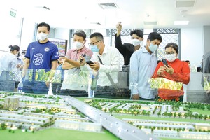 Một buổi giới thiệu dự án mới của Thắng Lợi Group. Ảnh: Việt Dũng 