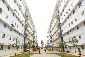 Nhà ở xã hội đều tăng giá mạnh sau khi đưa vào sử dụng. Trong ảnh: Khu nhà ở xã hội Becamex Đình Hòa (Bình Dương) 