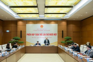 Ủy ban Tài chính Ngân sách của Quốc hội thẩm tra việc giao danh mục và mức vốn cho nhiệm vụ, dự án thuộc Chương trình phục hồi và phát triển kinh tế-xã hội (đợt 2. Ảnh: Quochoi.vn .