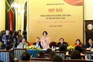 Hội thảo khoa học cấp quốc gia “80 năm Đề cương về văn hóa Việt Nam (1943-2023) - Khởi nguồn và động lực phát triển” dự kiến có 300 đại biểu tham dự trực tiếp. (Ảnh: Hồng Hạnh)