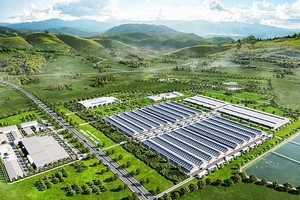 Phối cảnh tổ hợp trang trại & nhà máy chế biến thịt bò Vinabeef Tam Đảo