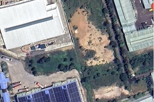 Tại Khu công nghiệp Lộc Sơn, tỉnh Lâm Đồng có nhiều doanh nghiệp lắp hệ thống điện mặt trời trên mái. Ảnh: P.V