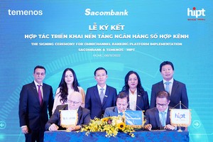 Tháng 11/2022, Sacombank đã ký kết hợp tác với liên danh Temenos - HiPT triển khai nền tảng ngân hàng hợp kênh (Omnichannel)