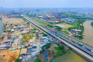 Công tác tổ chức lập quy hoạch tại TP. Thủ Đức chưa đảm bảo tiến độ. Trong ảnh: Khu vực cảng Trường Thọ được quy hoạch xây dựng một hình mẫu về đô thị tương lai của TP. Thủ Đức.
