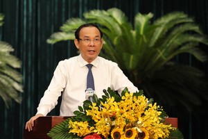 Bí thư Thành ủy TP.HCM Nguyễn Văn Nên phát biểu chỉ đạo tại Kỳ họp thứ 10, HĐND TP.HCM khóa X. Ảnh: Thành Nhân