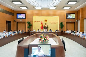Phiên họp chiều 14/7 của Ủy ban Thường vụ Quốc hội cho ý kiến về việc chuẩn bị Kỳ họp thứ sáu, Quốc hội khóa XV