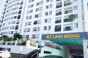 Chung cư 4S Linh Đông đã được đưa vào sử dụng, nhưng chủ đầu tư chưa bàn giao sổ hồng cho cư dân