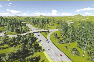 Theo quy hoạch, tuyến đường bộ cao tốc Gia Nghĩa - Chơn Thành có quy mô 6 làn xe hoàn chỉnh 