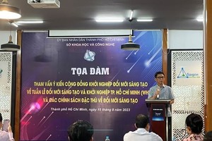 Tọa đàm tham vấn ý kiến cộng đồng khởi nghiệp đổi mới sáng tạo (ĐMST) về tuần lễ khởi nghiệp và ĐMST TP.HCM (WHISE) và các chính sách đặc thù về ĐMST.
