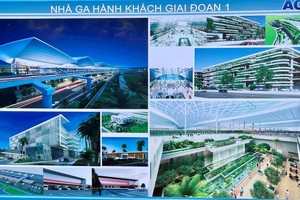 Phối cảnh Nhà ga hành khách sân bay Long Thành.