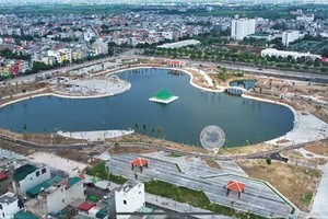 Công viên Kỳ Bá đã hoàn thành 90% các công trình, hạng mục