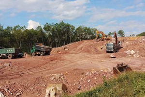 Dự án cao tốc Cam Lộ - La Sơn qua Thừa Thiên Huế (Ảnh: Báo Tài nguyên -Môi trường).