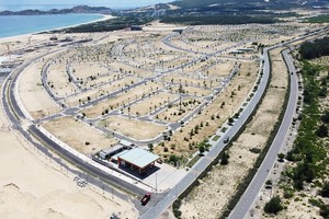 Một phân khu dự án của Công ty cổ phần phát triển bất động sản Phát Đạt tại Khu kinh tế Nhơn Hội. 