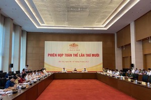 Phiên họp toàn thể của Ủy ban Tư pháp thẩm tra các báo cáo về công tác tư pháp, báo cáo phòng chống tham nhũng năm 2023.